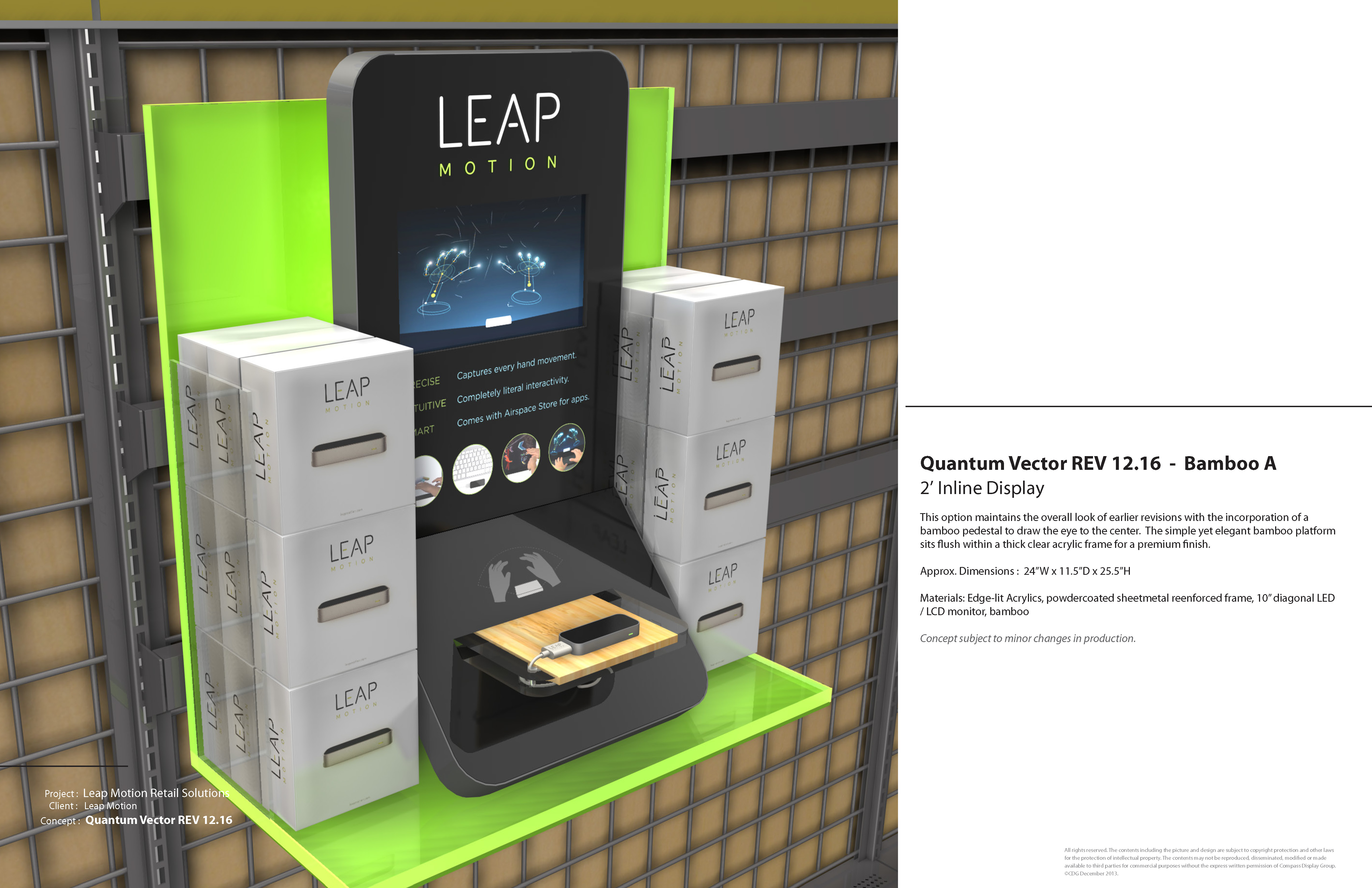 Leap Motion Countertop
