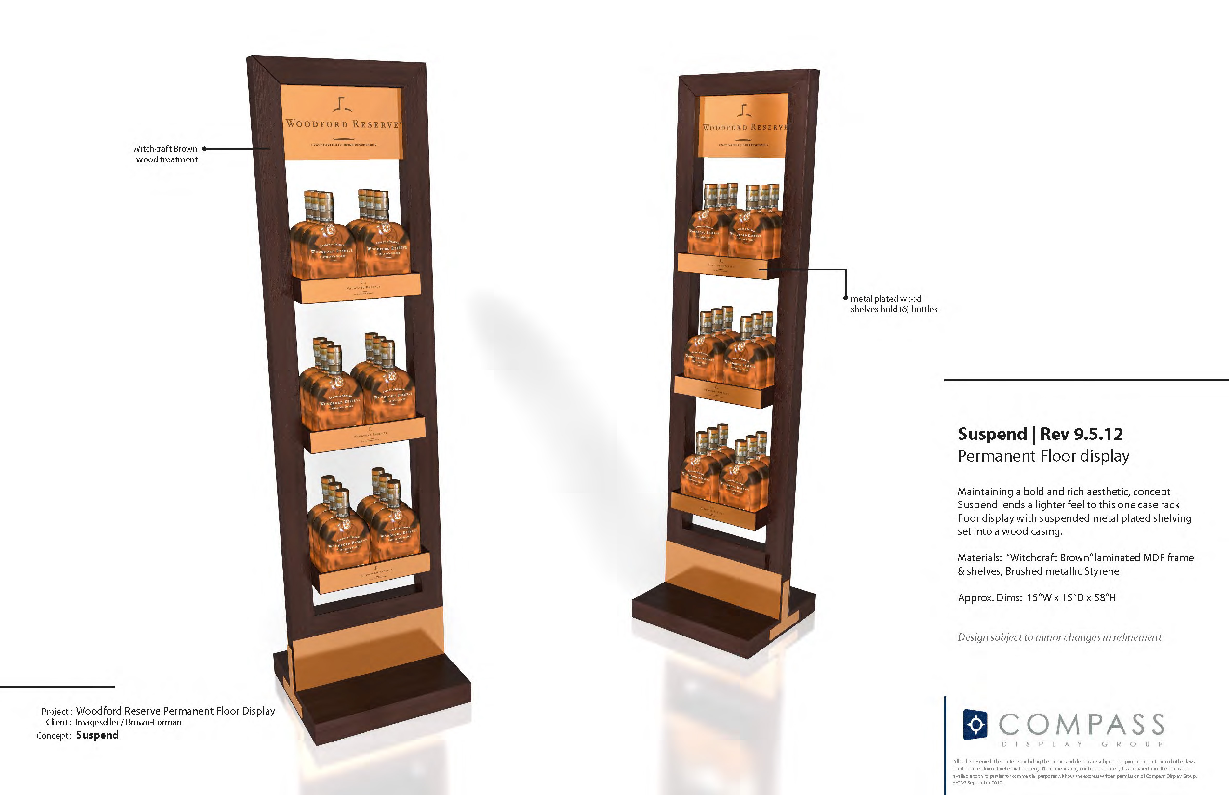 Woodford Reserve Floor Display